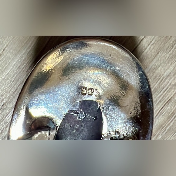 Handmade Sterling Silver Natural Rainbow Solar Quartz Cocktail Ring, Size 7.5 - Picture 6 of 9